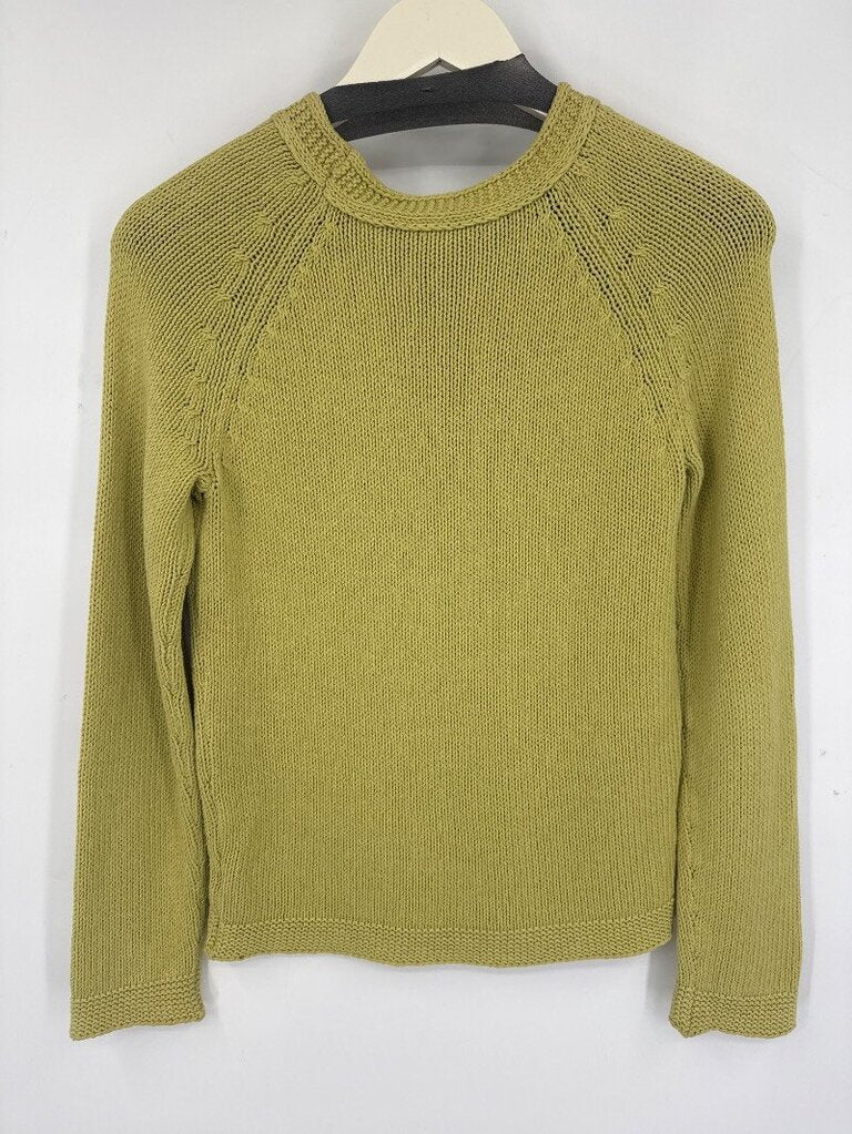 women MaxMara Puritan Cotton Raglan Sweater Green Sweater