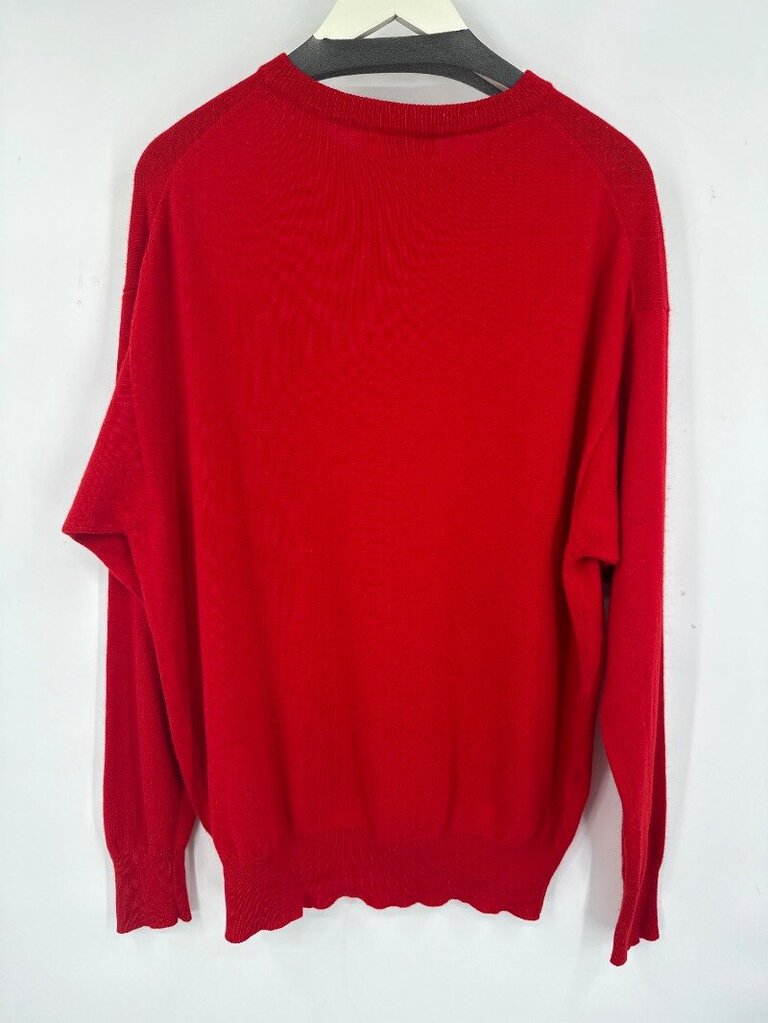 men G.pisano Cashmere Sweater Red Knit Top