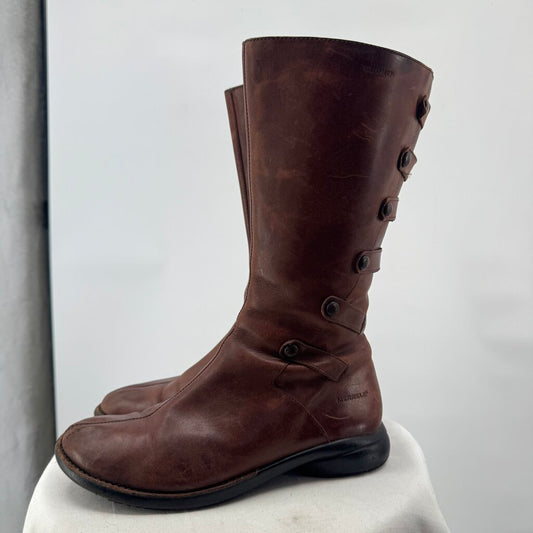 women Merrell Leather Boots Brown Shoes 8.5