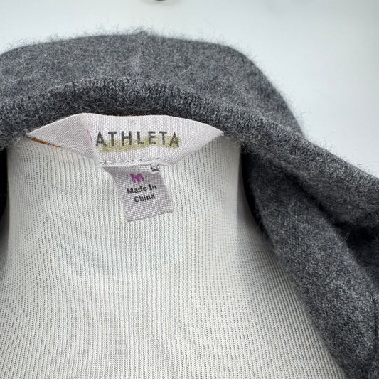 women Athleta Cashmere Sweater Dress Gray Dress M