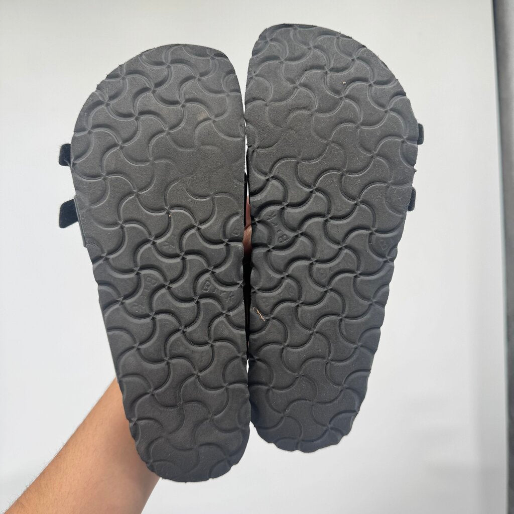women Birkenstock Franca Patent Sandal Black Shoes 38/7