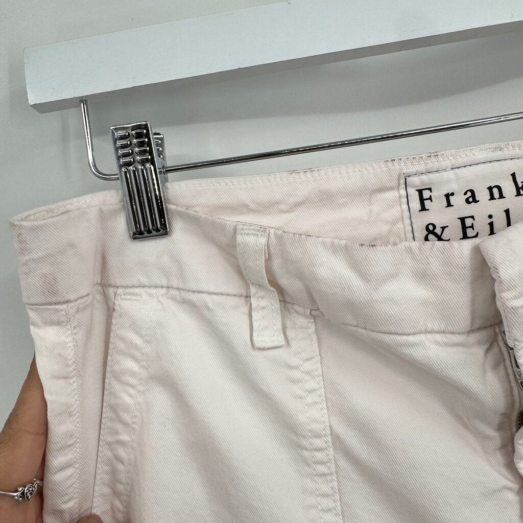 women Frank & Eileen Blackstone Crop Utility Pale Pink Pants 8