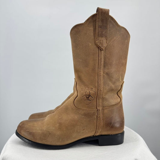 women Ariat Heritage Roper Western Boot Tan Shoes 6
