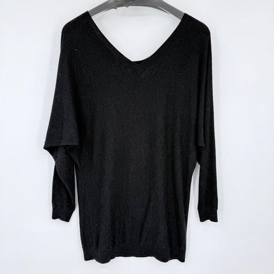 women Vince Rayon Blend Dolman Sleeve Charcoal Sweater S