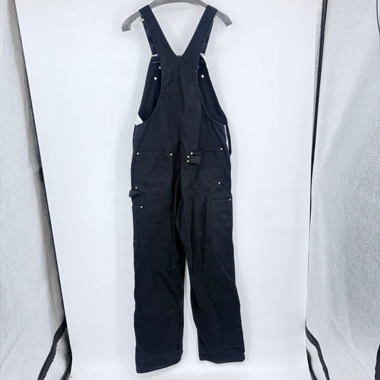 men Carhartt Overalls Black Jumpsuit/Romper 34x34