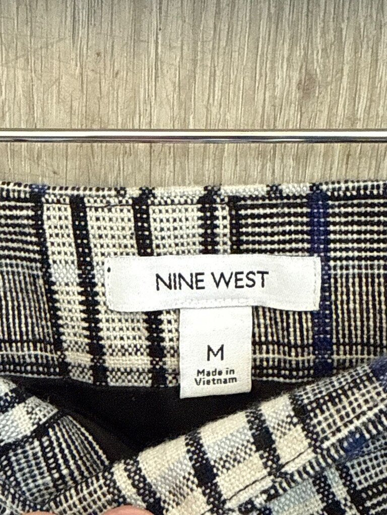 women Nine West Plaid Mini Skirt Multi Skirt M