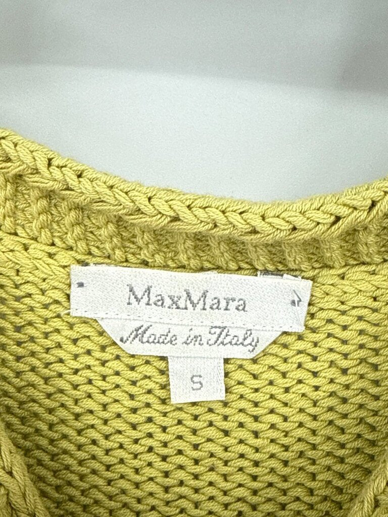 women MaxMara Puritan Cotton Raglan Sweater Green Sweater