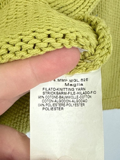 women MaxMara Puritan Cotton Raglan Sweater Green Sweater