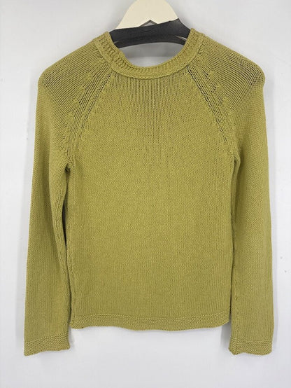 women MaxMara Puritan Cotton Raglan Sweater Green Sweater