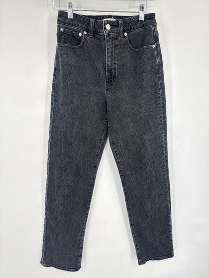 women Madewell Curvy '90s Straight Jeans Black Jeans