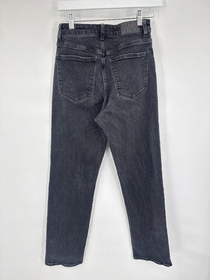 women Madewell Curvy '90s Straight Jeans Black Jeans