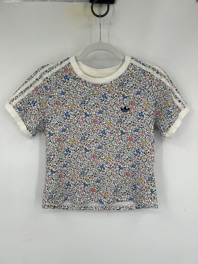 women Adidas Originals x Liberty London Cali Tee Multi Knit Top