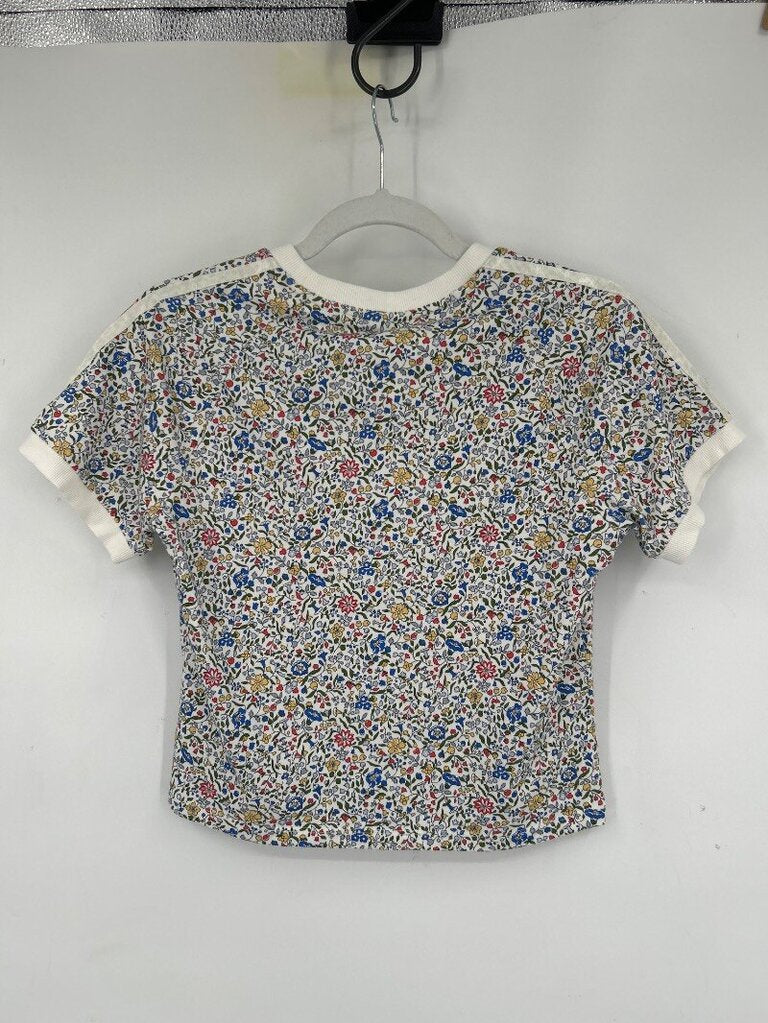 women Adidas Originals x Liberty London Cali Tee Multi Knit Top