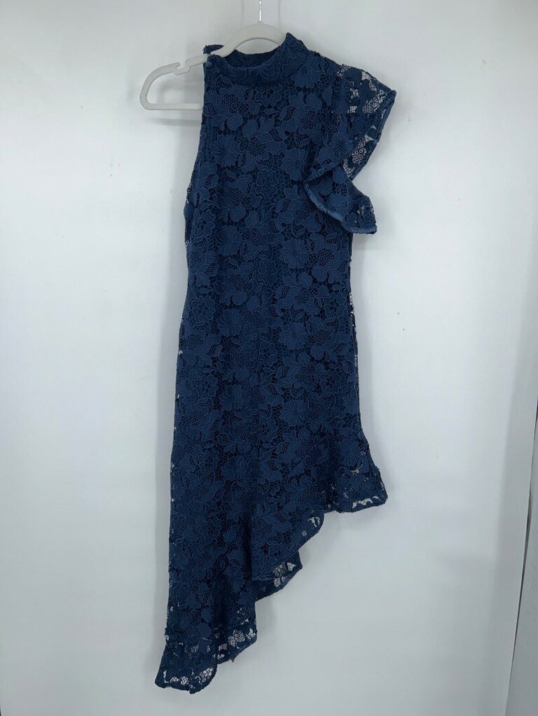 women Unitedwood Iris Lace Dress 6 Navy Blue Dress