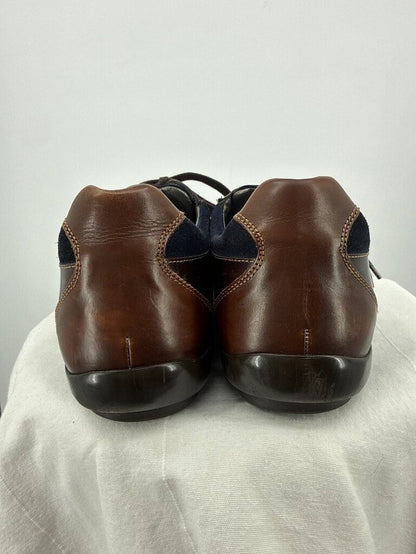 men Mezlan Vega Leather Sneakers Brown Shoes