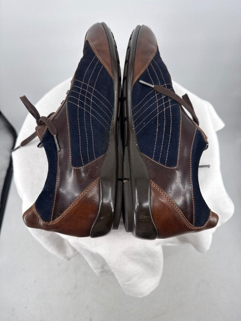 men Mezlan Vega Leather Sneakers Brown Shoes