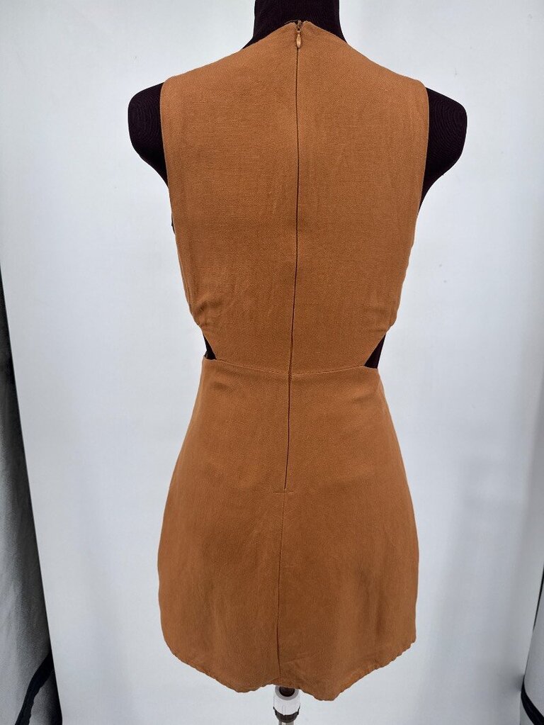 women En Saison Sophia Cutout Mini Dress Ochre Dress