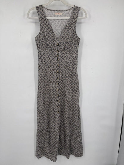 women Marine Layer Camila Maxi Dress in Navy Seashell Navy Blue Dress
