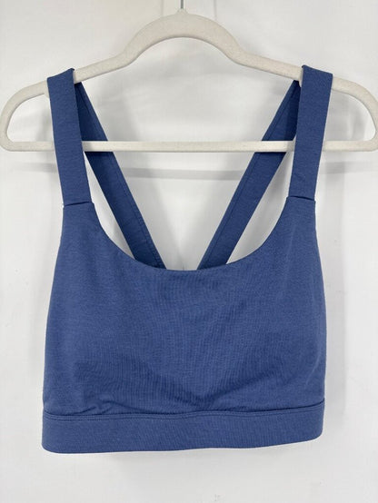 women Woolx Merino Blend Livi Bra Blue Activewear