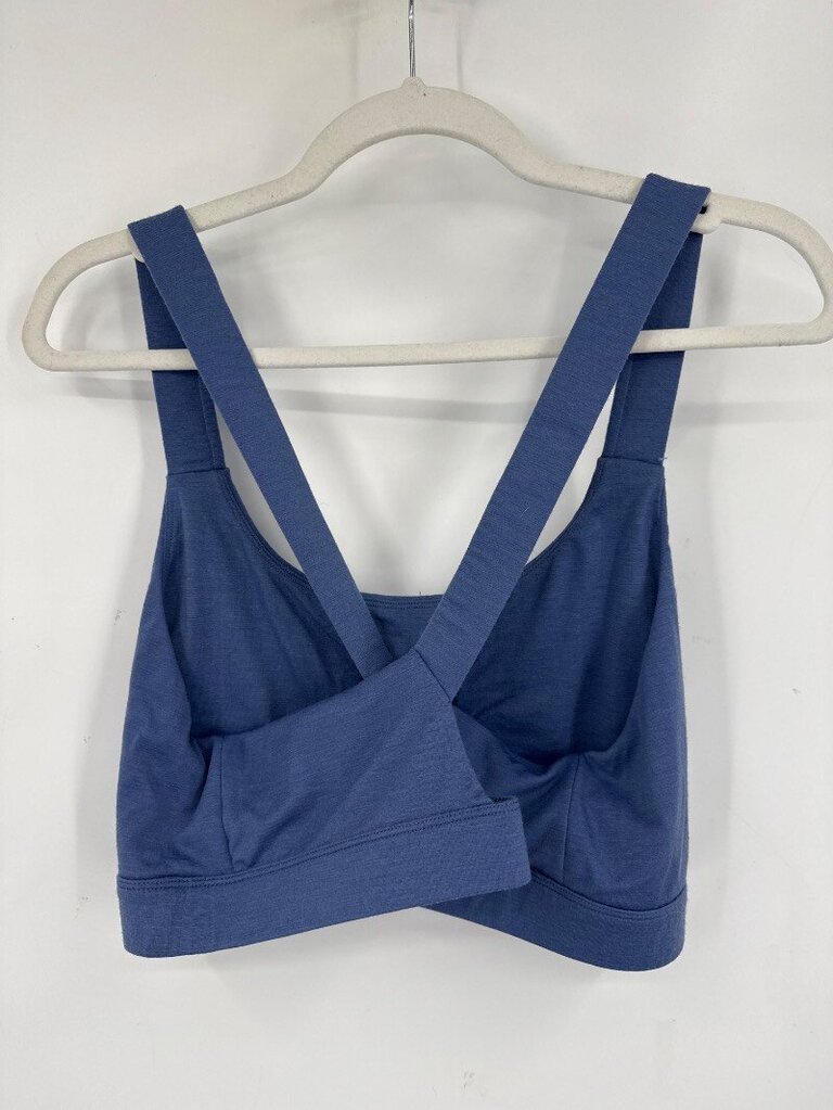 women Woolx Merino Blend Livi Bra Blue Activewear