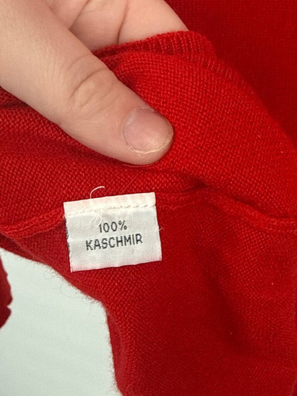 men G.pisano Cashmere Sweater Red Knit Top