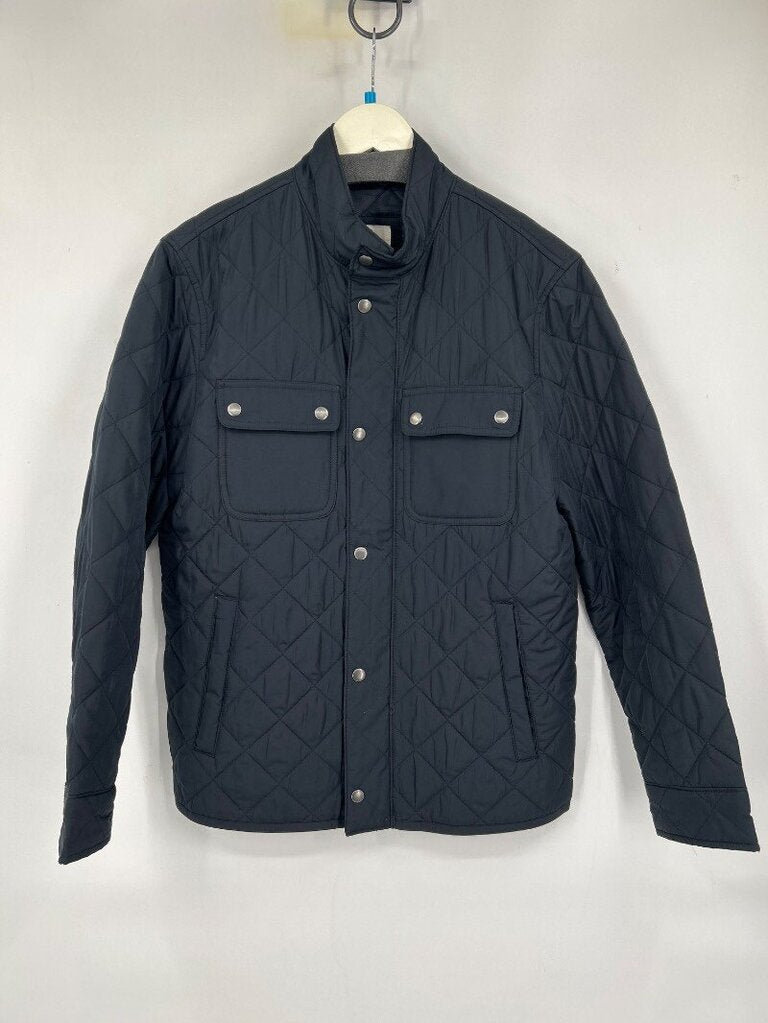 men Gap Quilted Bomber Jacket Black Jacket
