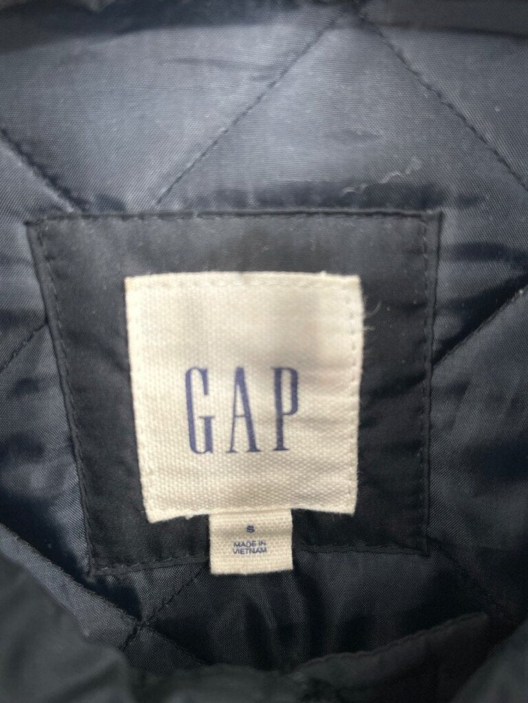 men Gap Quilted Bomber Jacket Black Jacket