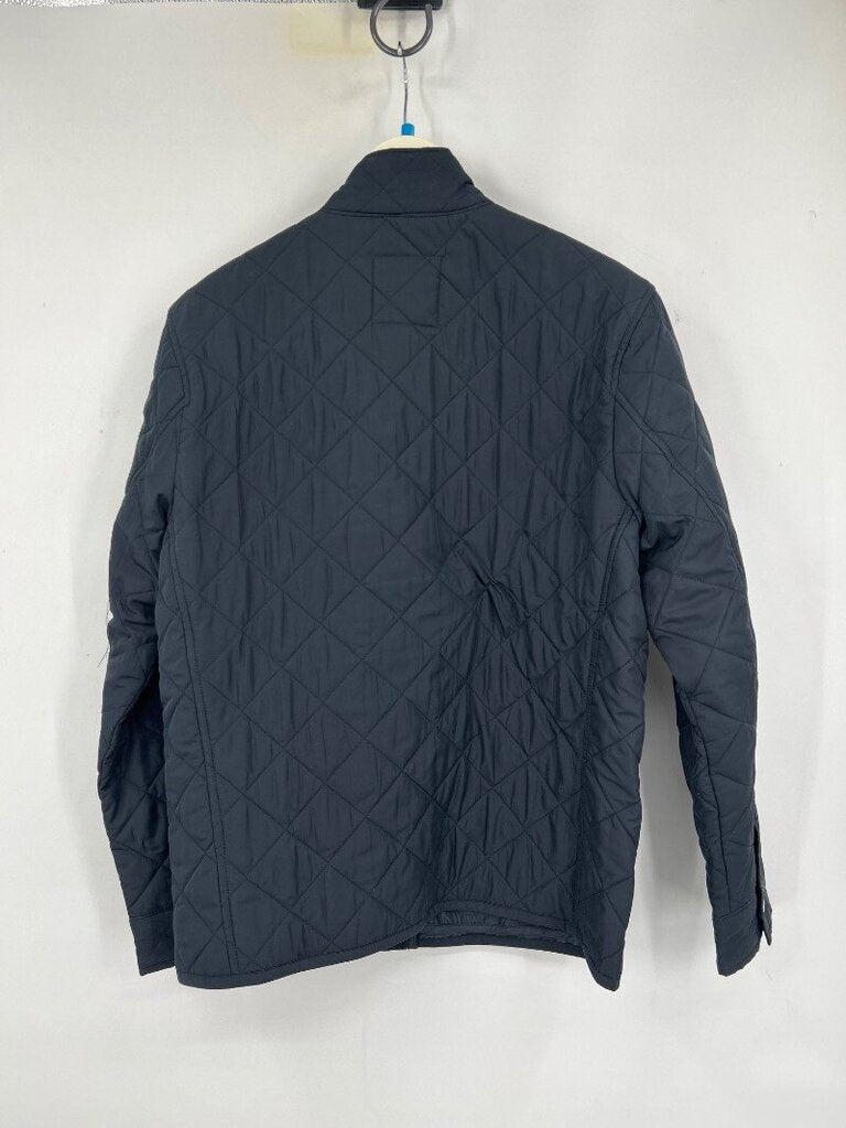 men Gap Quilted Bomber Jacket Black Jacket