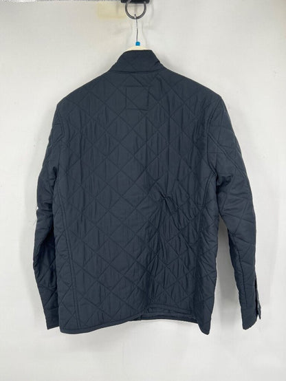 men Gap Quilted Bomber Jacket Black Jacket