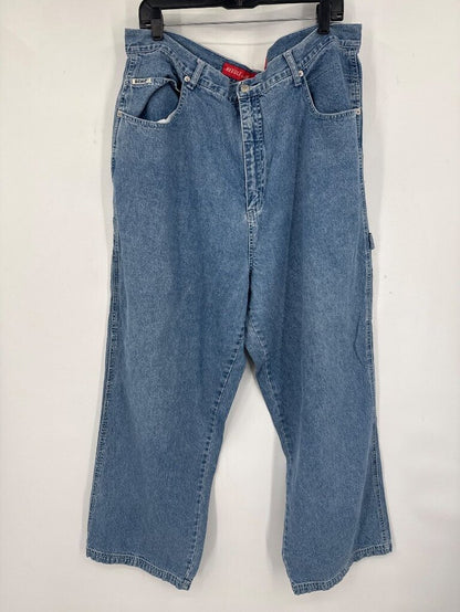 women Revolt Vintage Denim Carpenter Jeans Blue Jeans