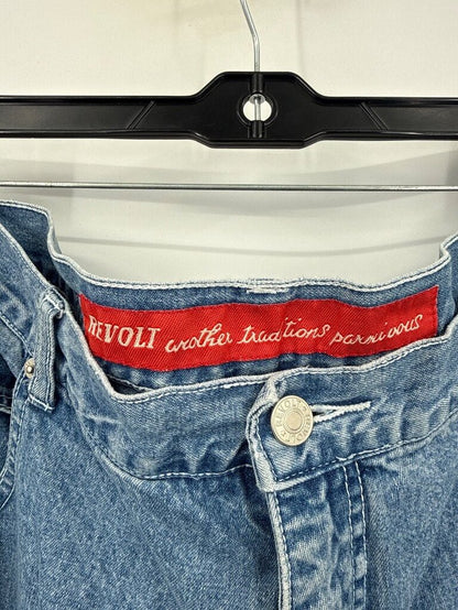 women Revolt Vintage Denim Carpenter Jeans Blue Jeans