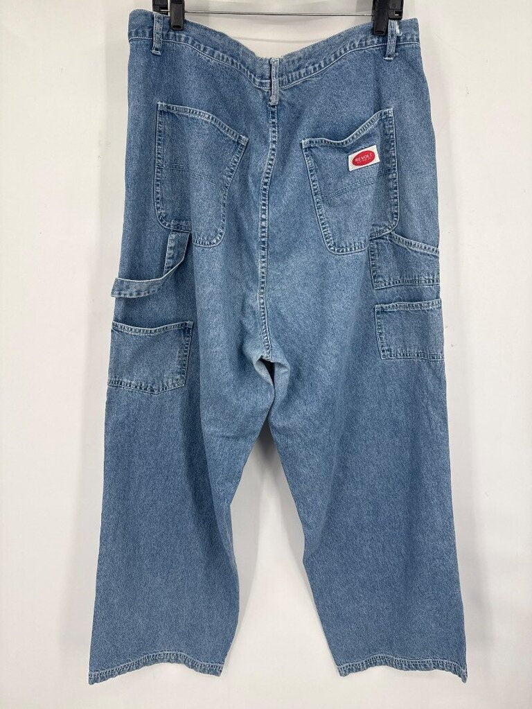 women Revolt Vintage Denim Carpenter Jeans Blue Jeans