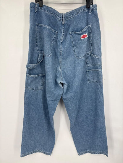 women Revolt Vintage Denim Carpenter Jeans Blue Jeans