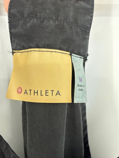 women Athleta Sunray Racerback Dress Black Jumpsuit/Romper