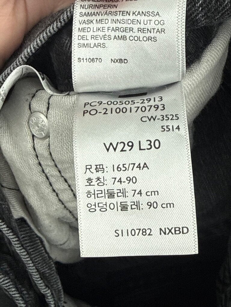 men Levi Strauss & Co. 505 Jeans Charcoal Gray Jeans W29 L30