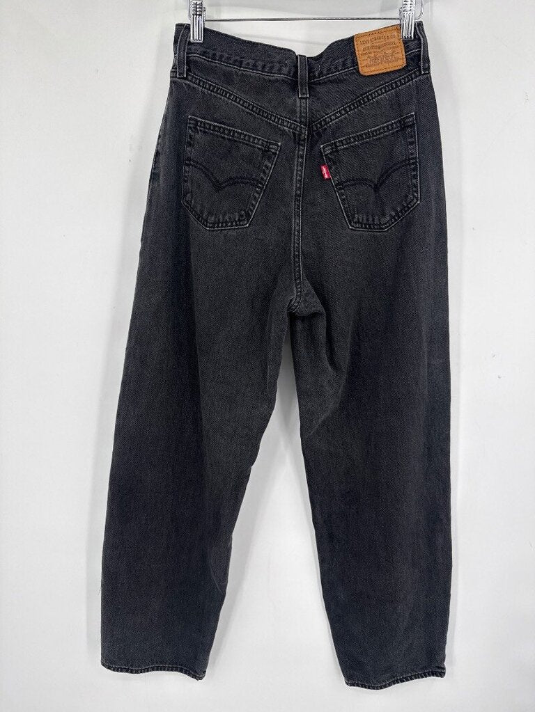 women Levi's Premium Balloon Leg Jeans Charcoal Gray Jeans 27