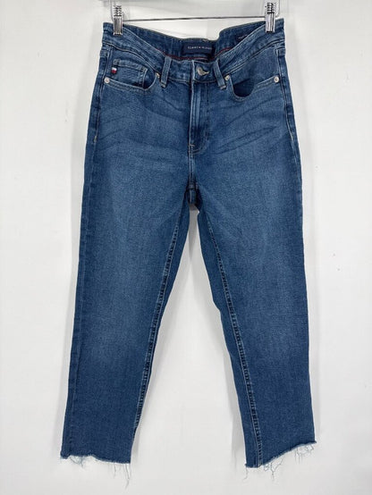 women Tommy Hilfiger Tribeca Straight Ankle Jeans Blue Jeans 6