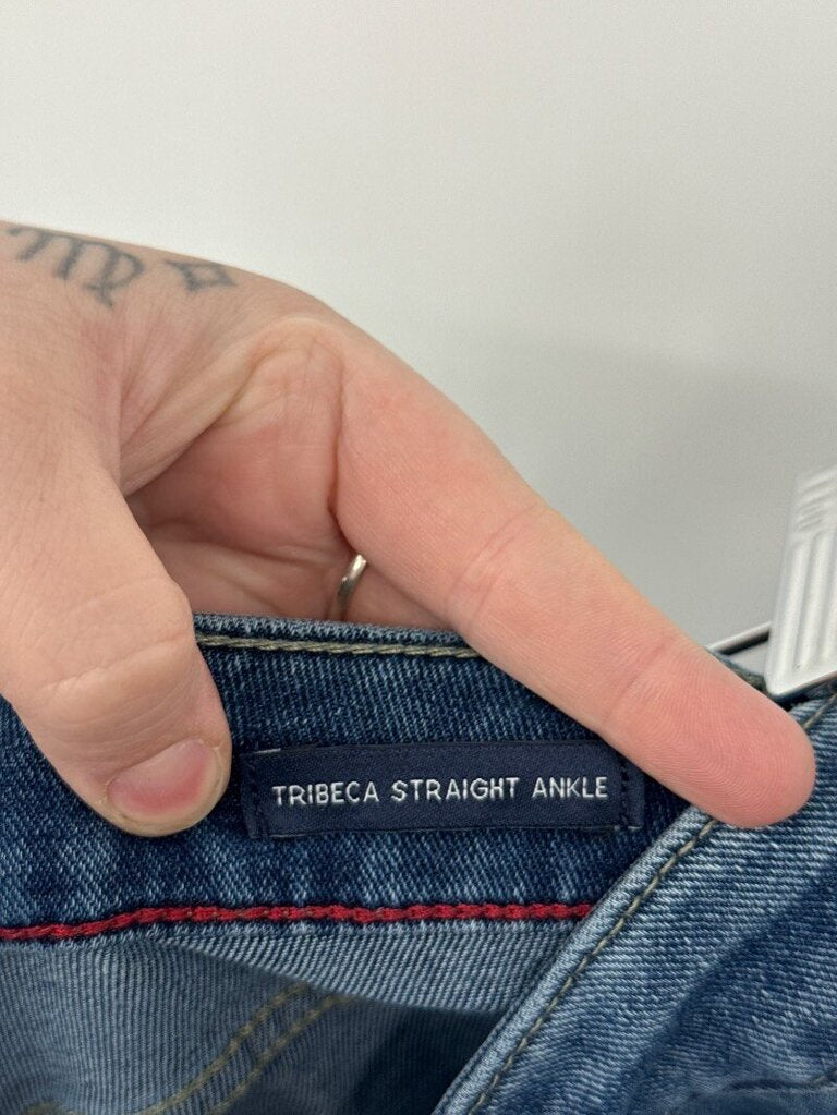 women Tommy Hilfiger Tribeca Straight Ankle Jeans Blue Jeans 6