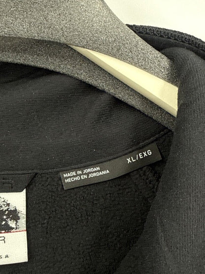 men Spyder Quarter-Zip Pullover Black Jacket XL