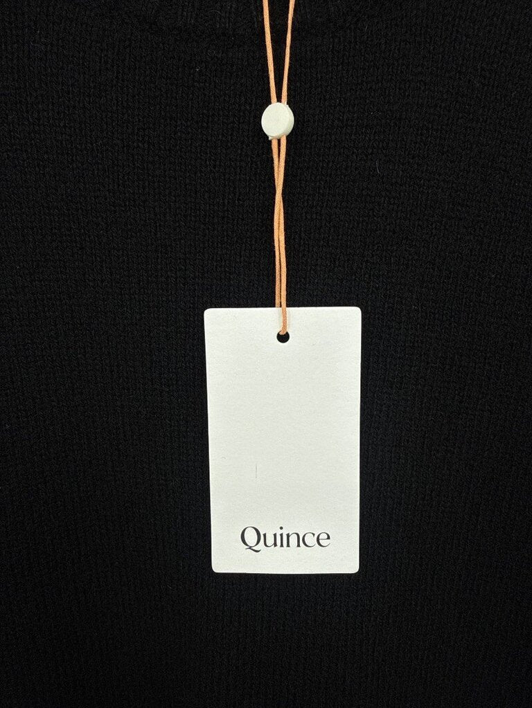 men Quince NWT Yak Wool Crew Neck Sweater Black Sweater L