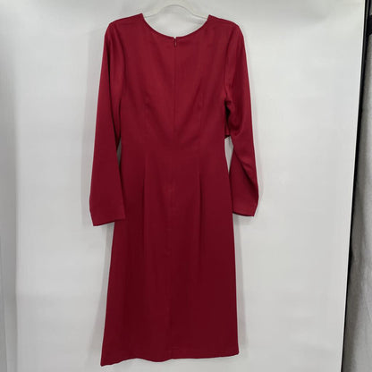 women Iris & Ink NWT MSRP $199 Red Dress 12