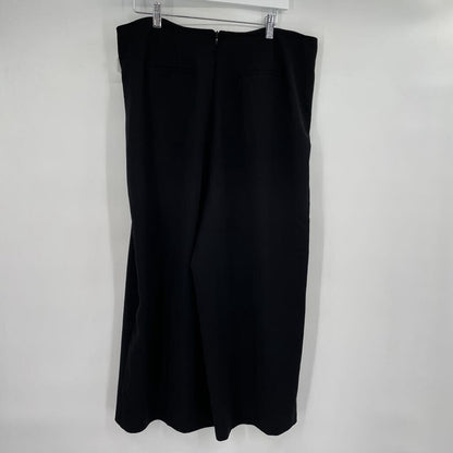 women Vince Camuto Wide Leg Trouser MSRP $345 Black Pants 14