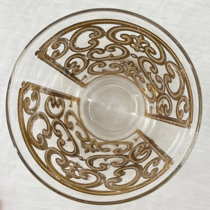 Georges Briard Spanish Gold Signed Tumbler 1960s MCM Dishware
