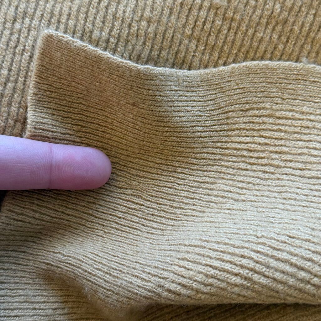 women Nanushka Canaan Knit Sweater Dress Camel Brown Dress S