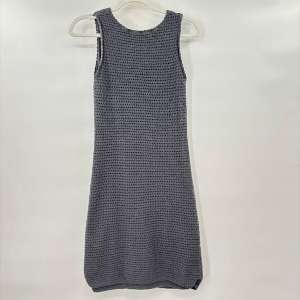 women Athleta Crochet Gray Dress S
