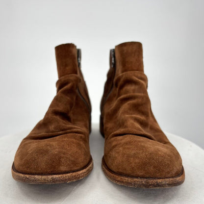 women Kork Ease Suede Ankle Boots Brown Shoes 8M