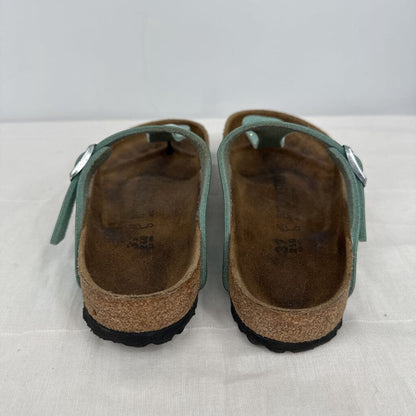 women Birkenstock Cosmic Sparkle Gizeh Sandal Green Shoes 37/6