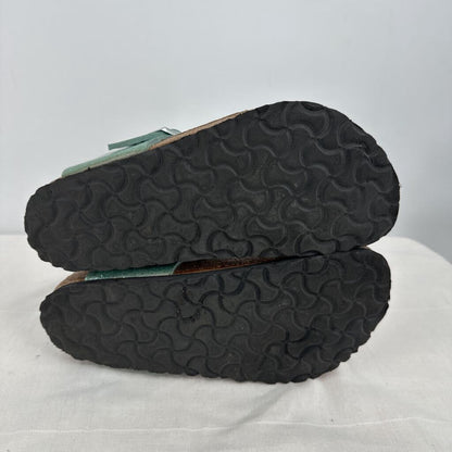 women Birkenstock Cosmic Sparkle Gizeh Sandal Green Shoes 37/6