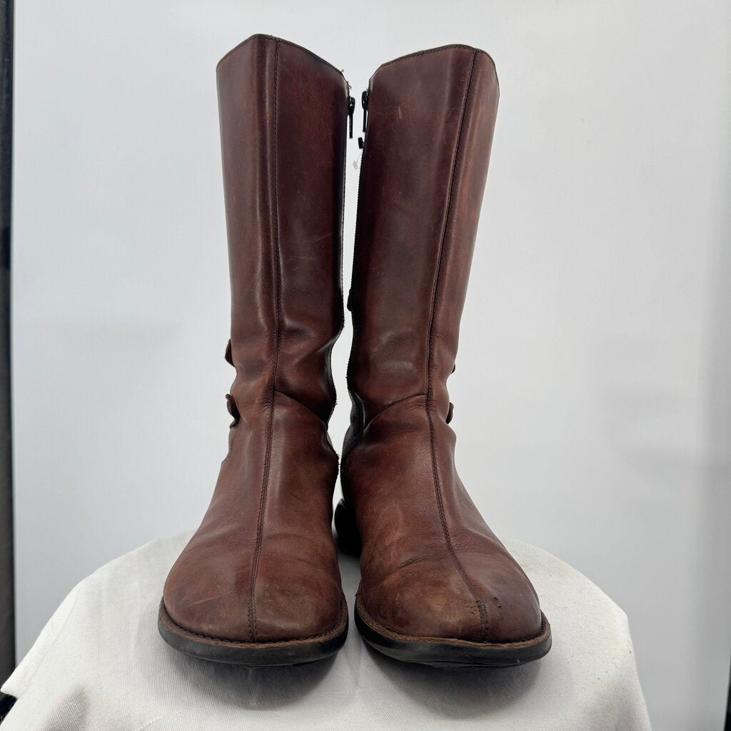 women Merrell Leather Boots Brown Shoes 8.5