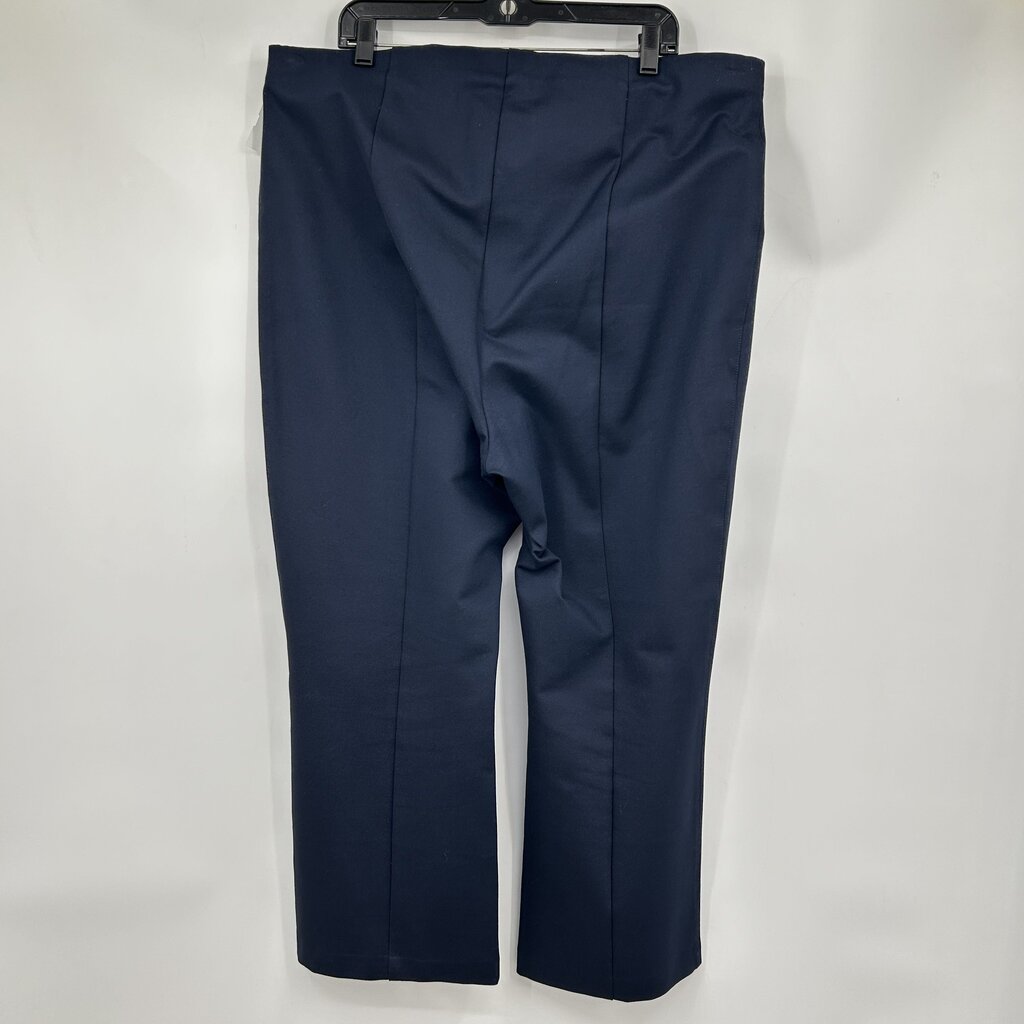 women Banana Republic Skinny Bootcut Ponte Navy Blue Pants XXL